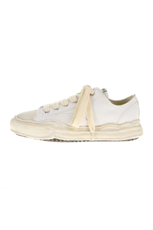 -PETERSON low- Over-dyed original sole canvas Low-Top sneakers White