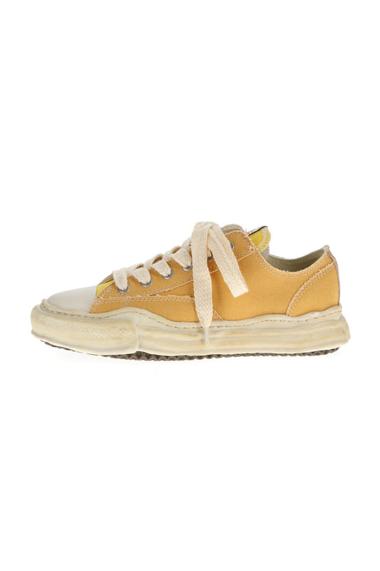 -PETERSON low- Over-dyed original sole canvas Low-Top sneakers Yellow