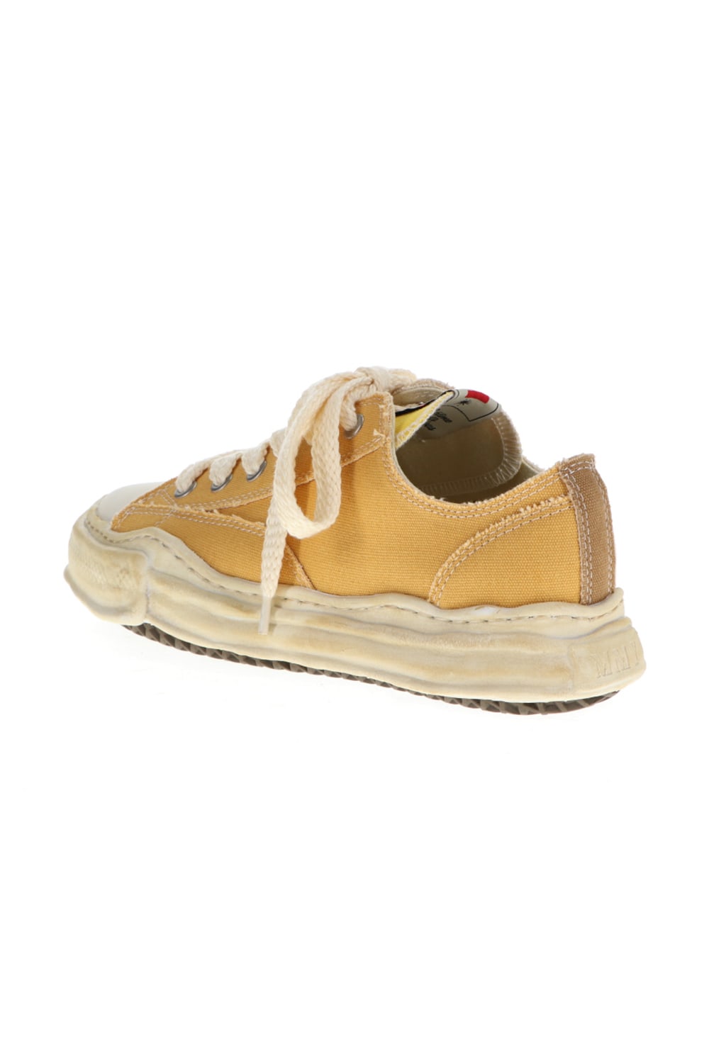 -PETERSON low- Over-dyed original sole canvas Low-Top sneakers Yellow