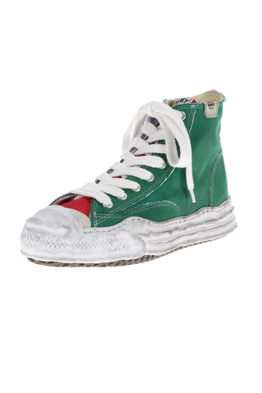 -HANK high- original distressed effect sole canvas High-Top sneakers Multi