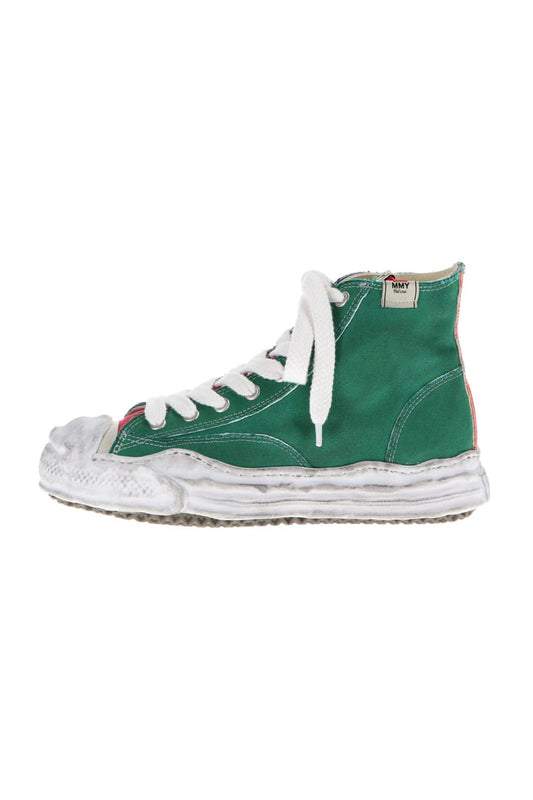 -HANK high- original distressed effect sole canvas High-Top sneakers Multi