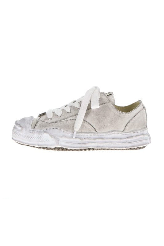 -HANK low- original distressed effect sole canvas Low-Top sneakers White
