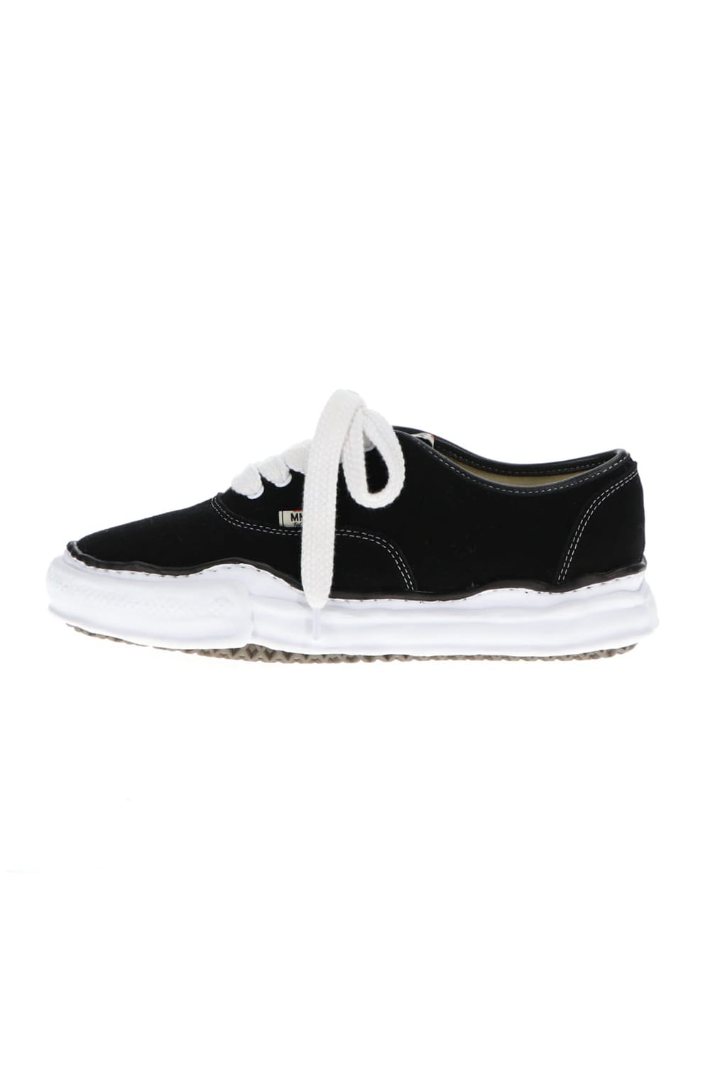 -BAKER- Original sole suede leather Low-Top sneakers Black