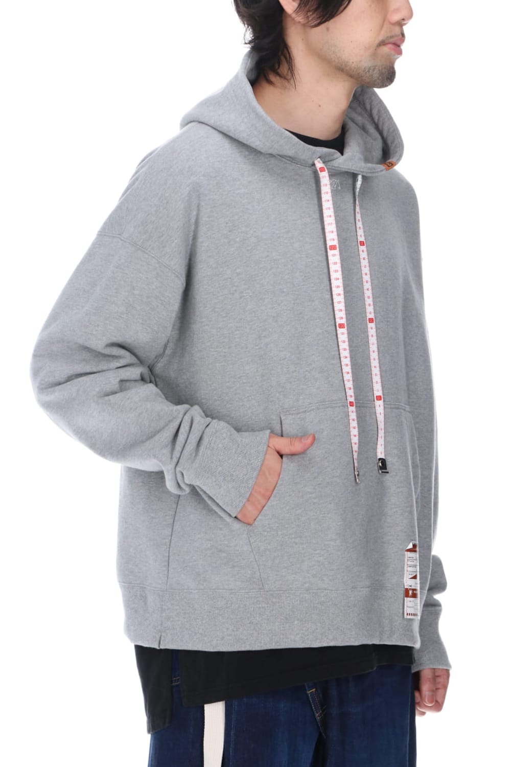 MmY embroideried hoodie Gray