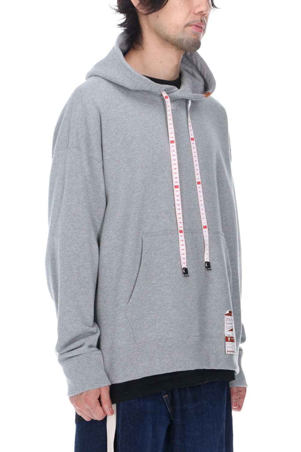 MmY embroideried hoodie Gray