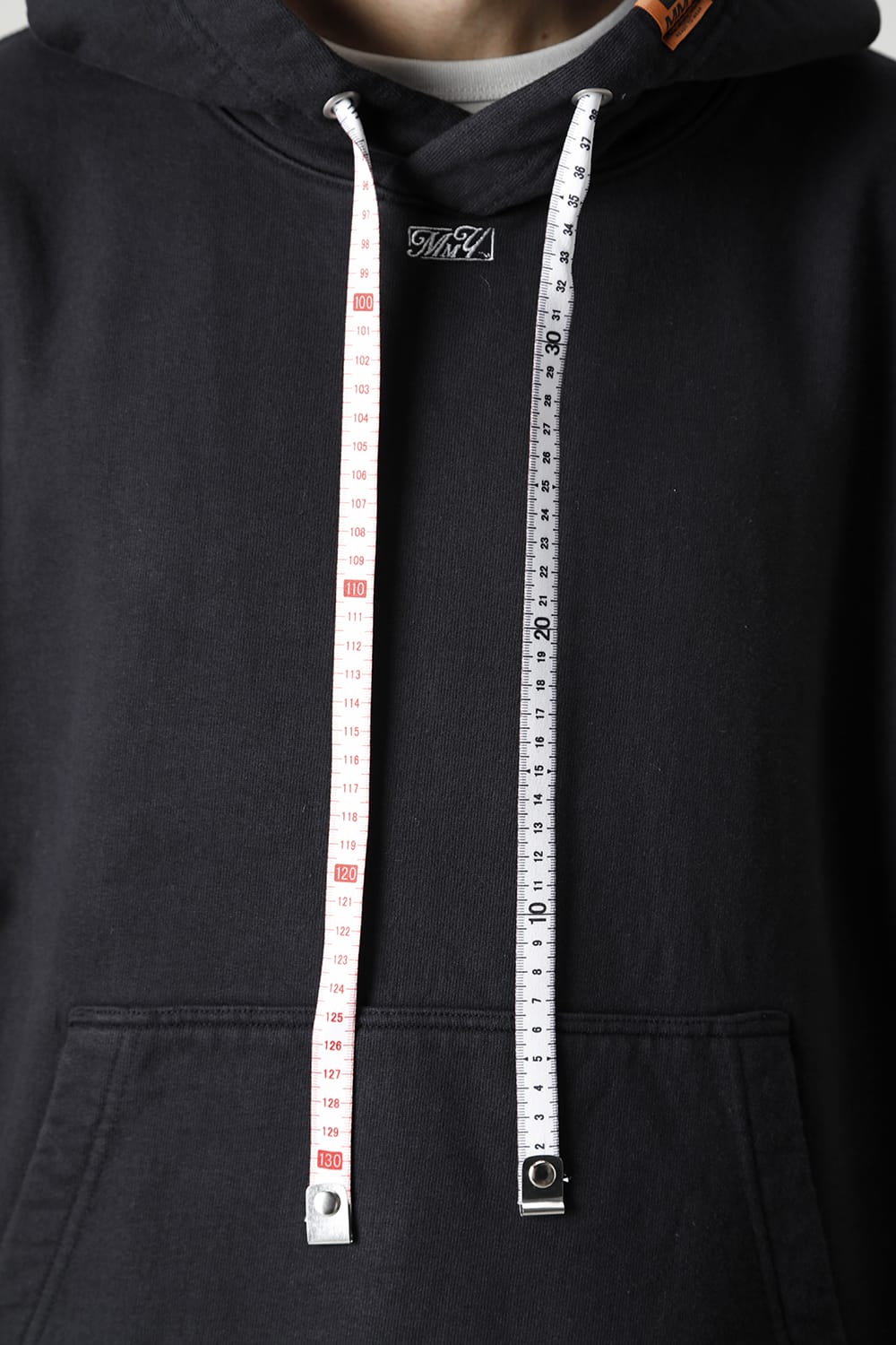 MmY embroideried hoodie Black