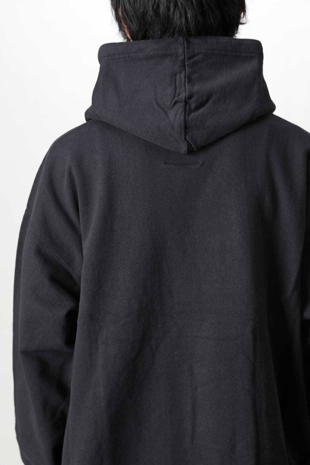 MmY embroideried hoodie Black