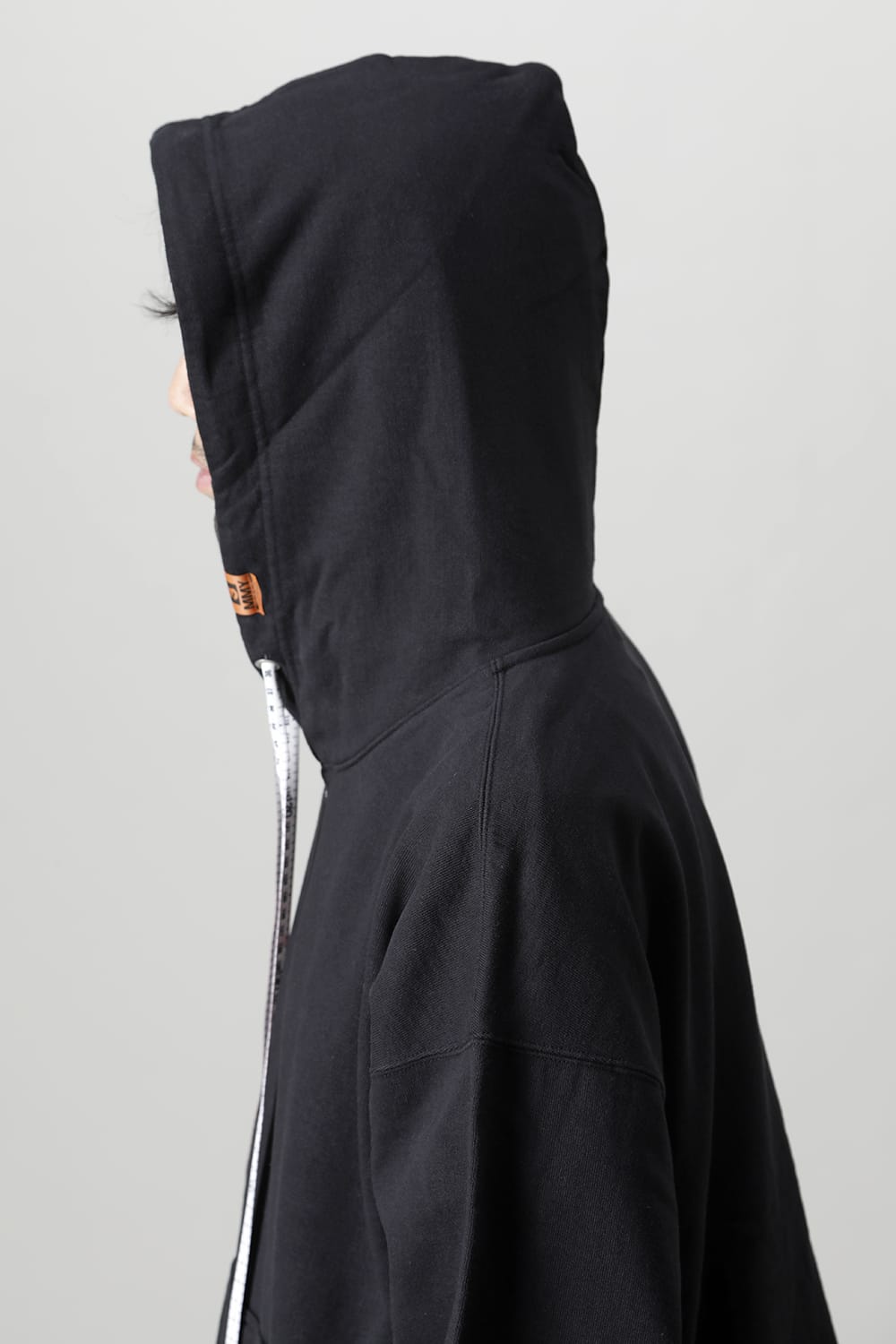 MmY embroideried hoodie Black