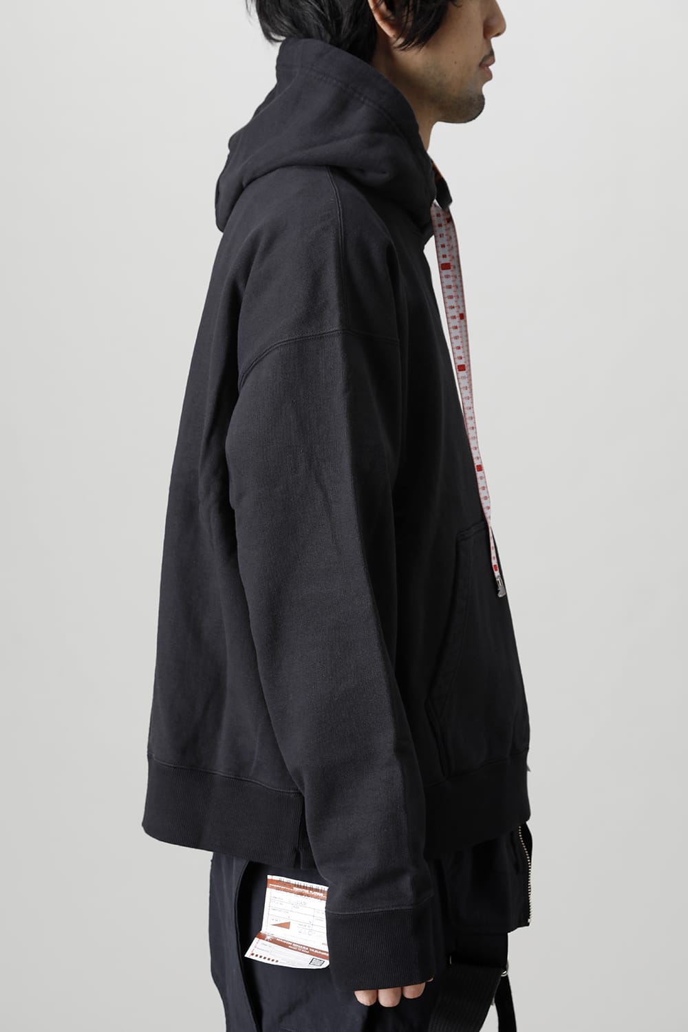 MmY embroideried hoodie Black