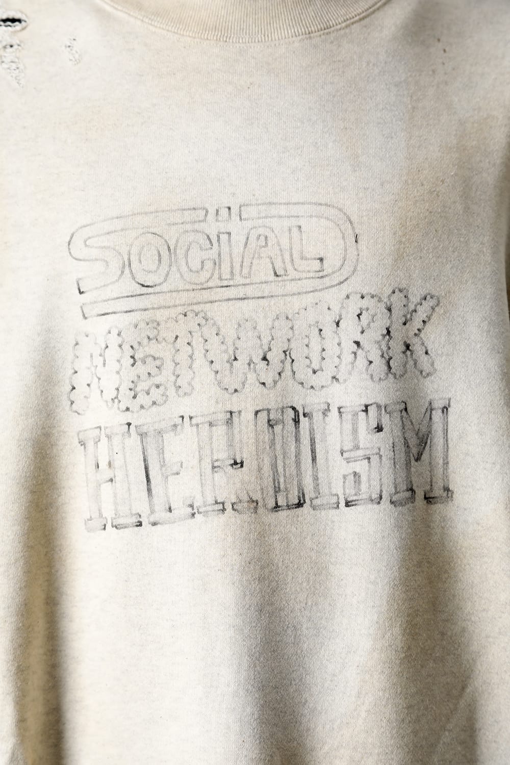 Shirt combined pullover White