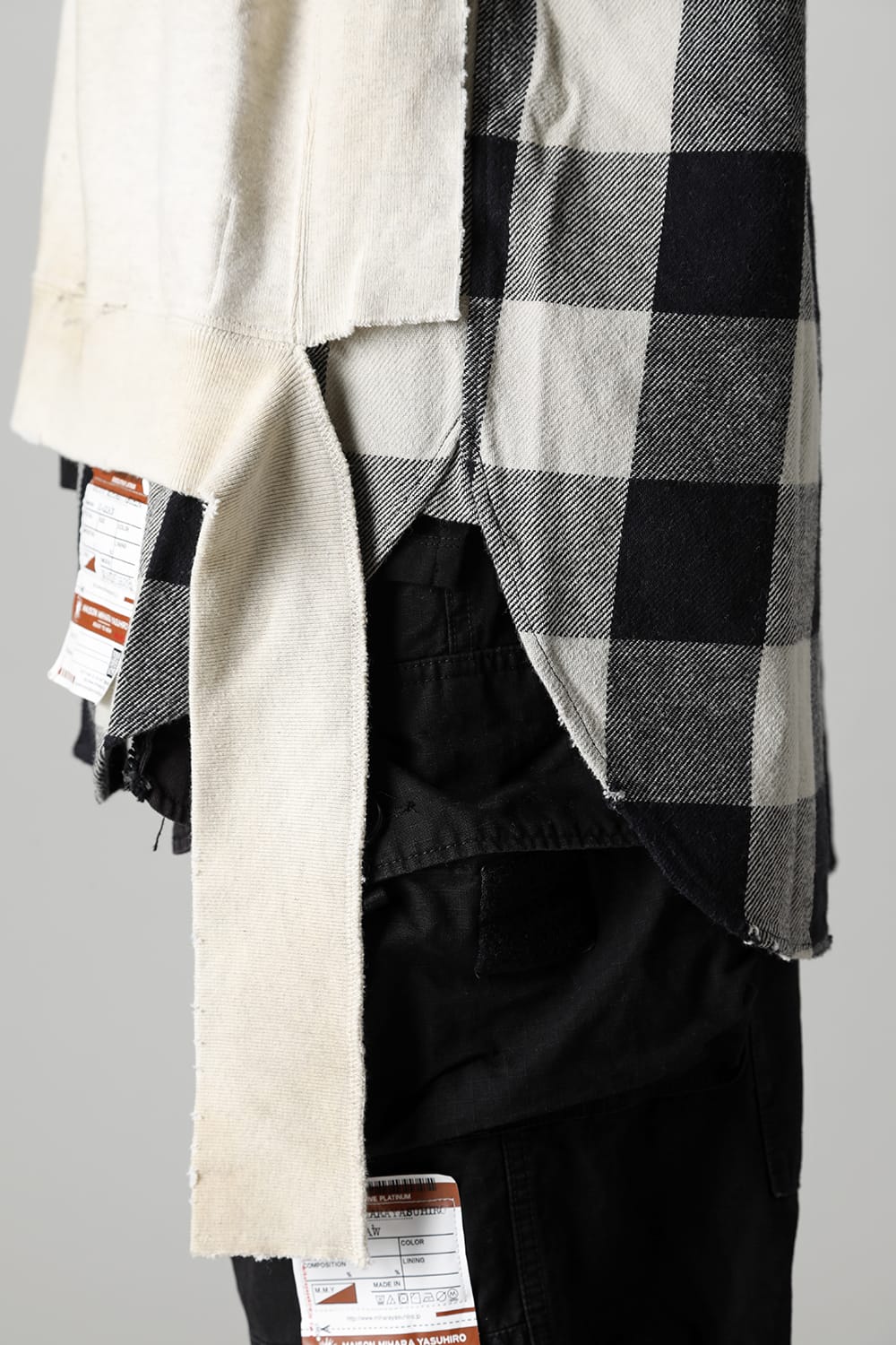 Shirt combined pullover White