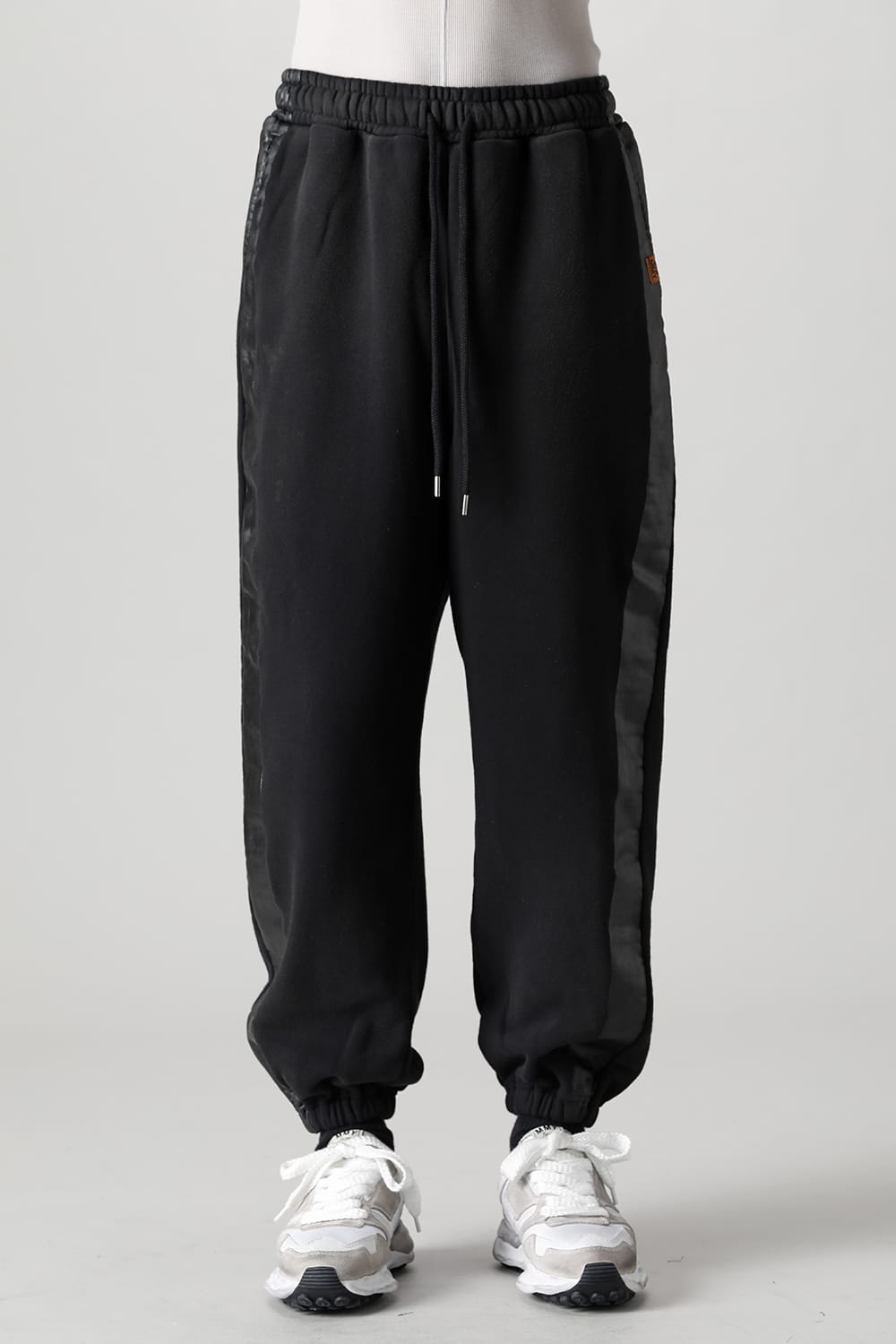 Side painted pants Black