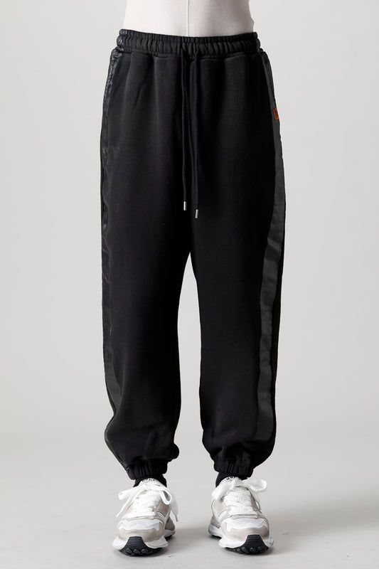 Side painted pants Black