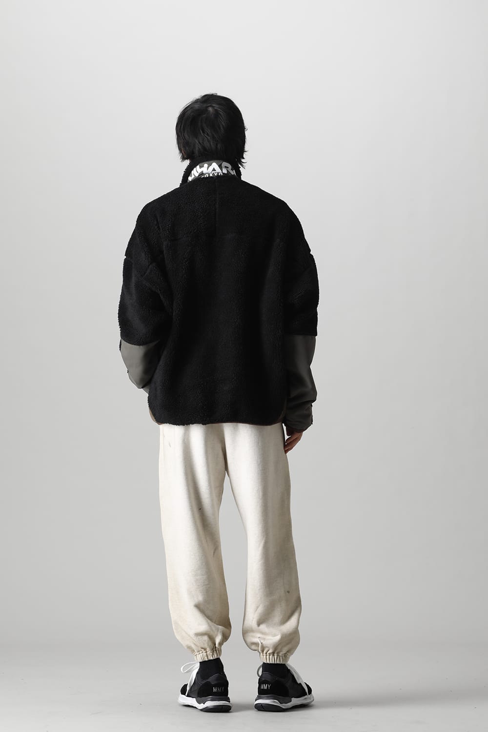 Side painted pants White