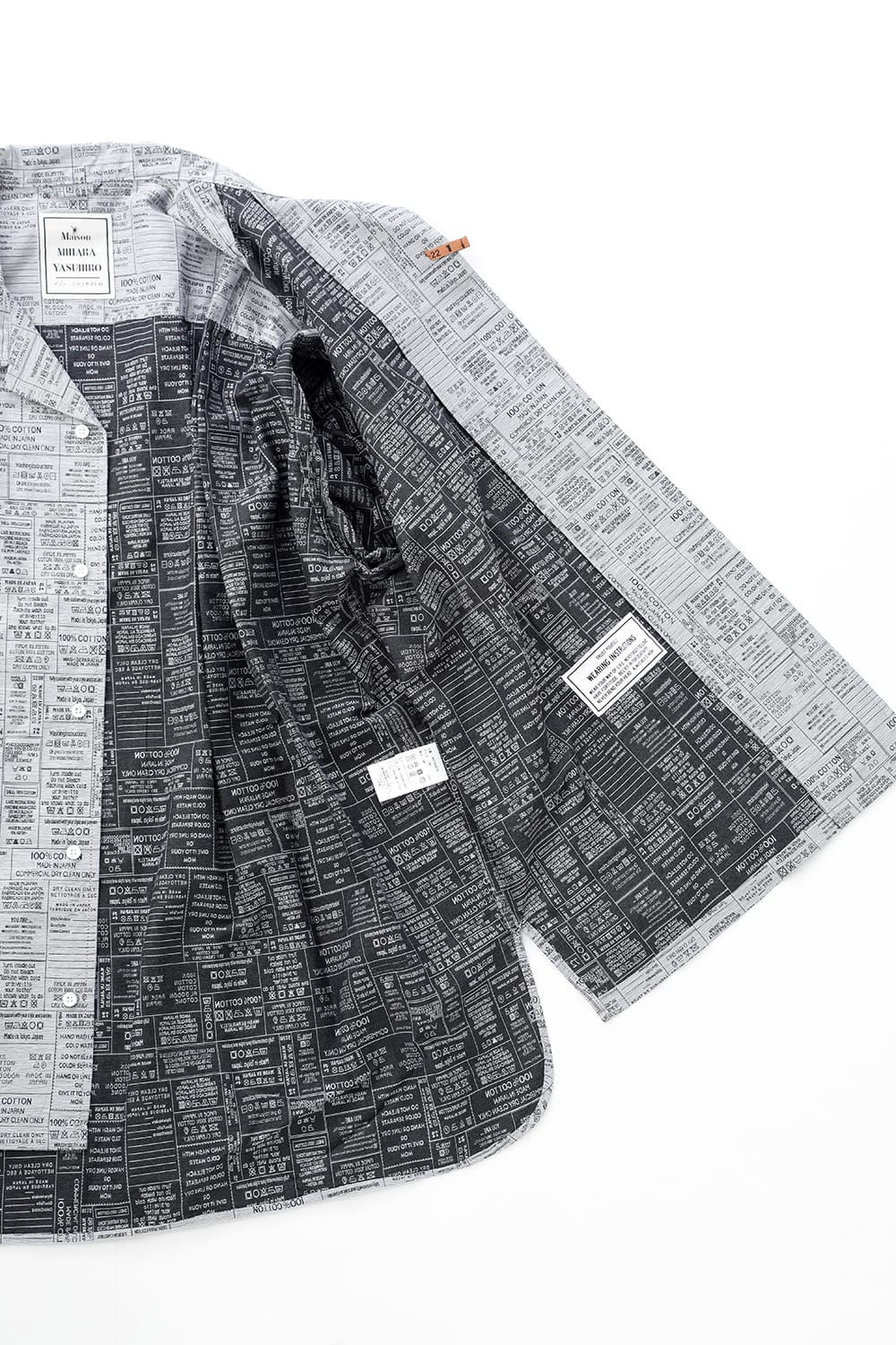 Care Label Jacquard Shirt