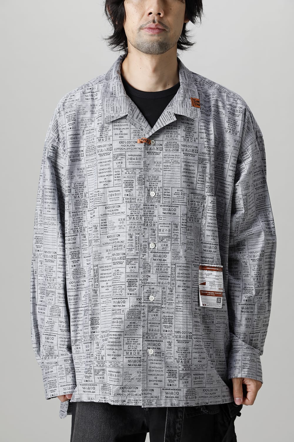 Care Label Jacquard Shirt