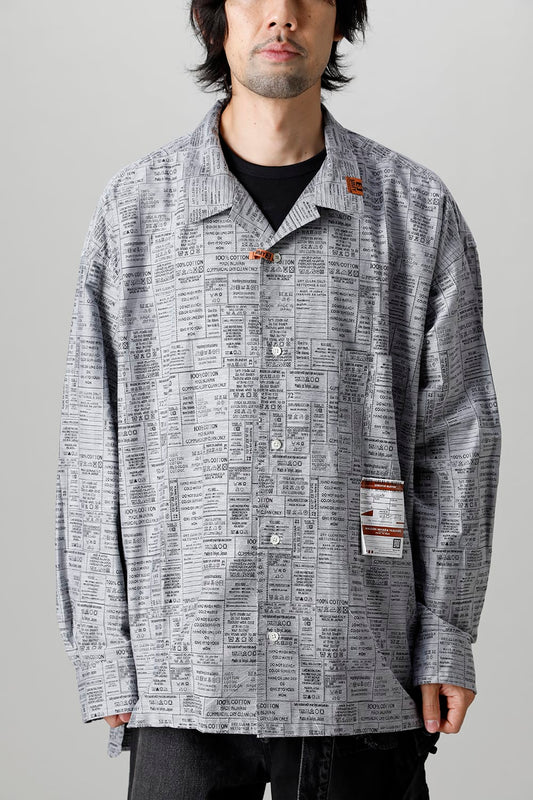 Care Label Jacquard Shirt