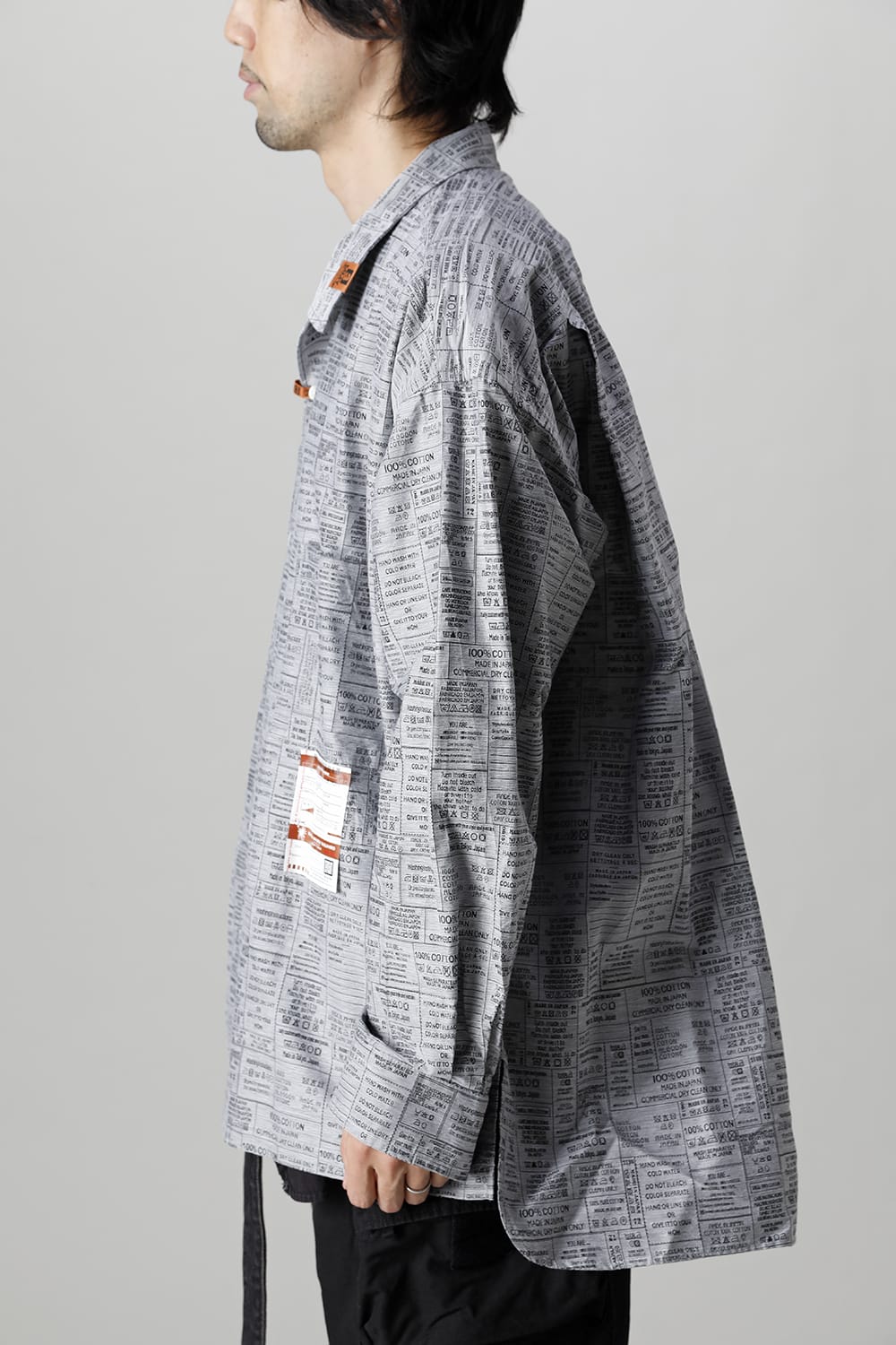 Care Label Jacquard Shirt