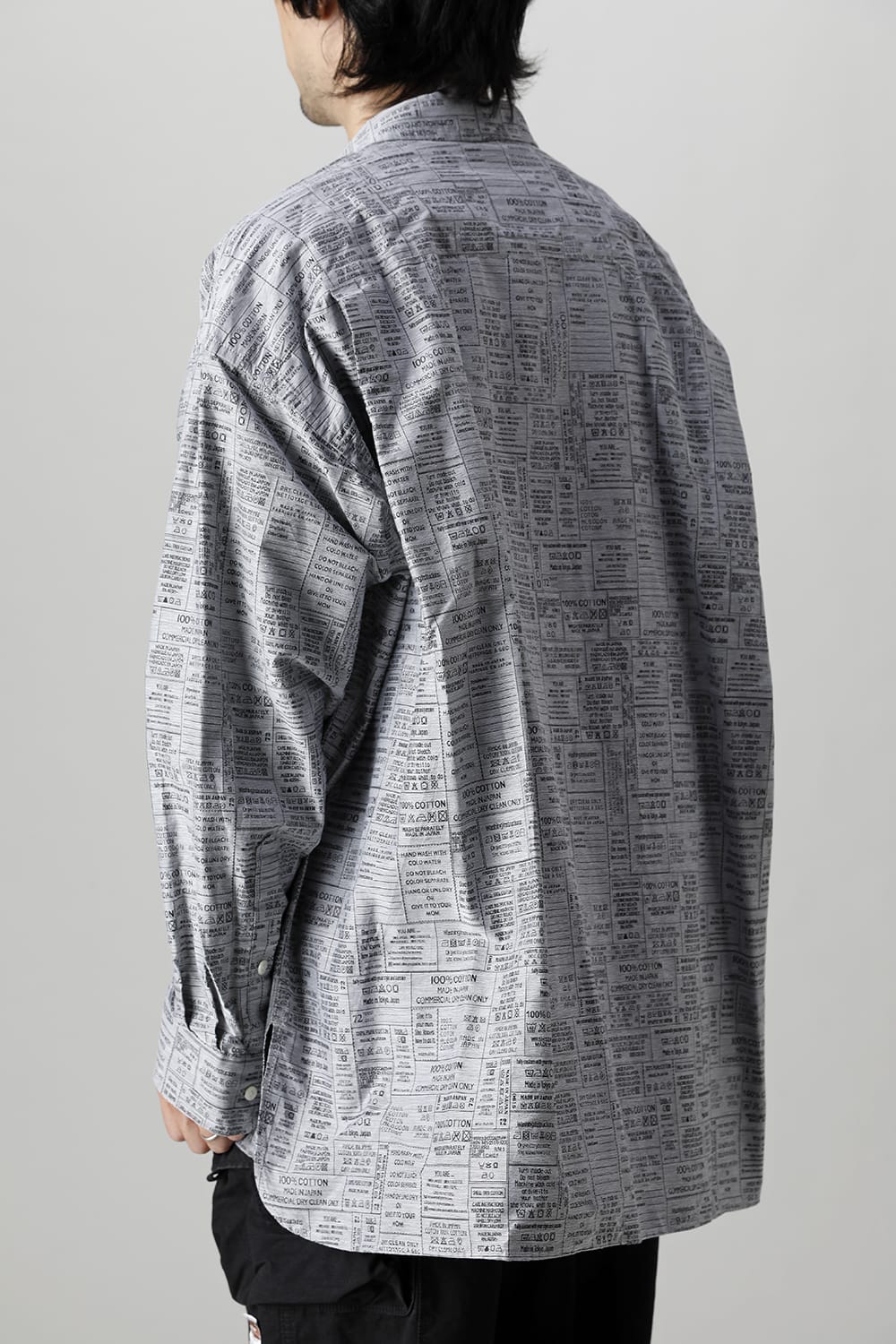 Care Label Jacquard Shirt