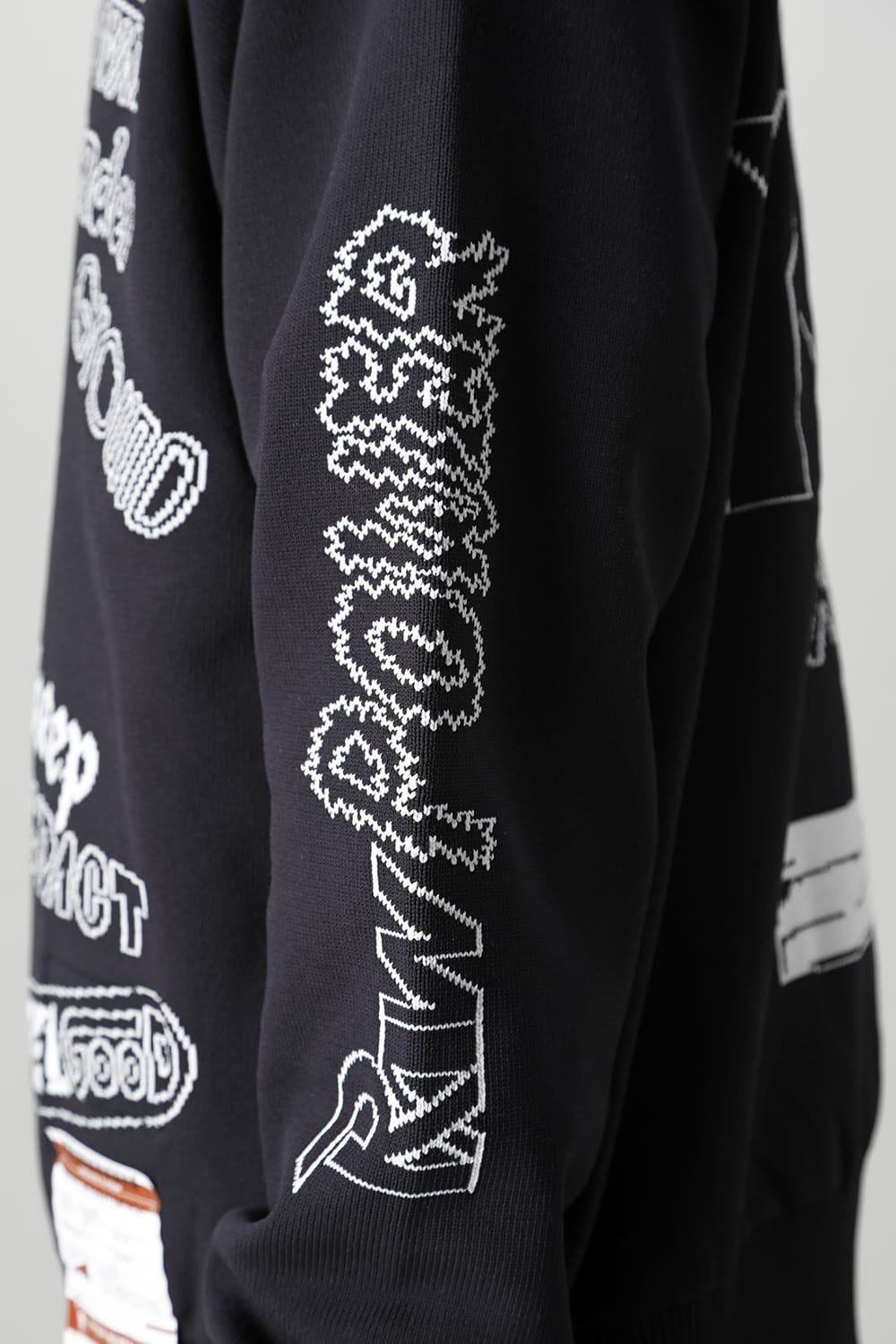 Jacquard knit pullover