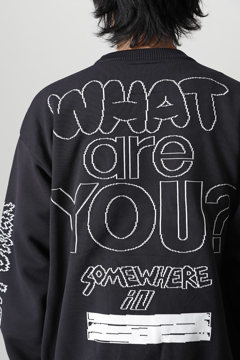 Jacquard knit pullover