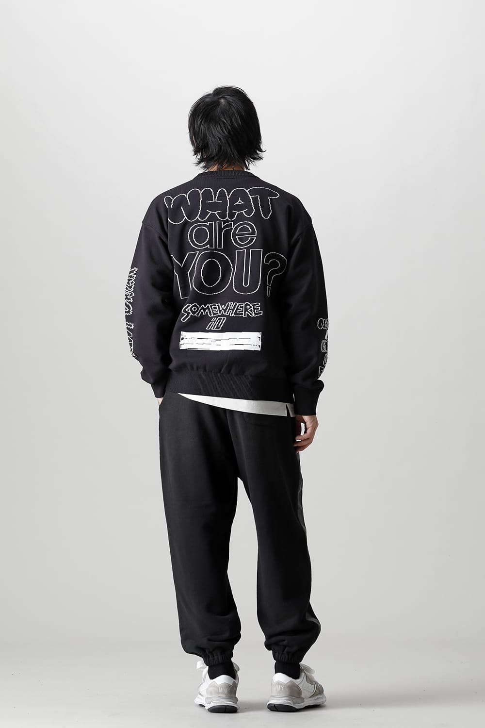 Jacquard knit pullover