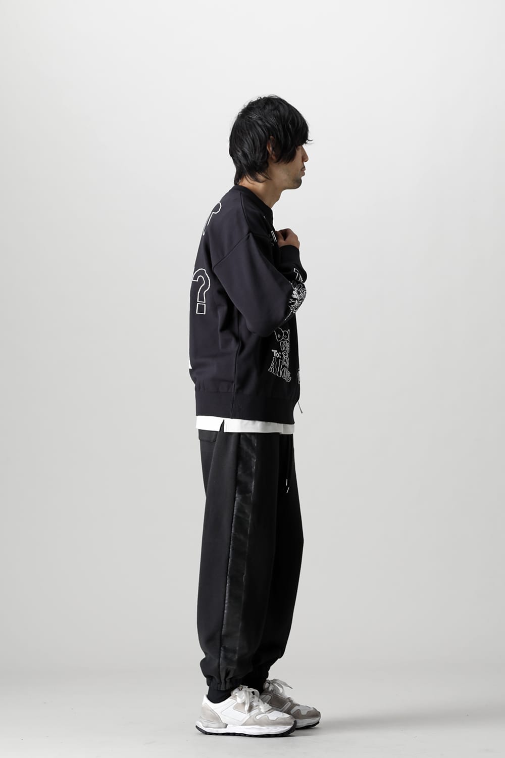 Jacquard knit pullover