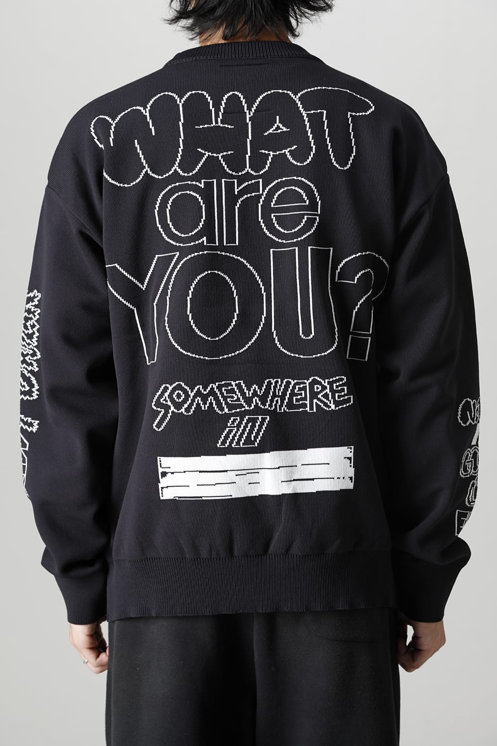 Jacquard knit pullover