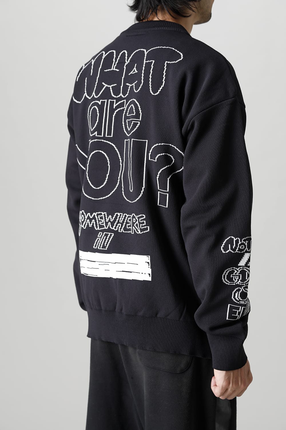 Jacquard knit pullover