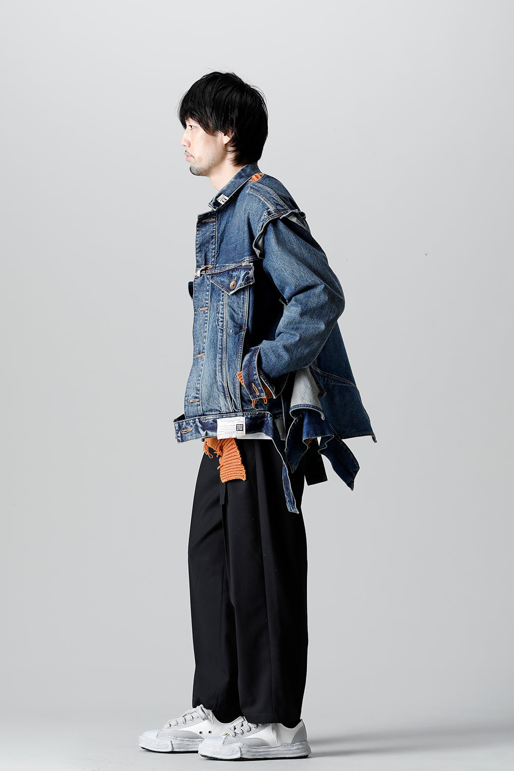 Slided Piece Denim Jacket