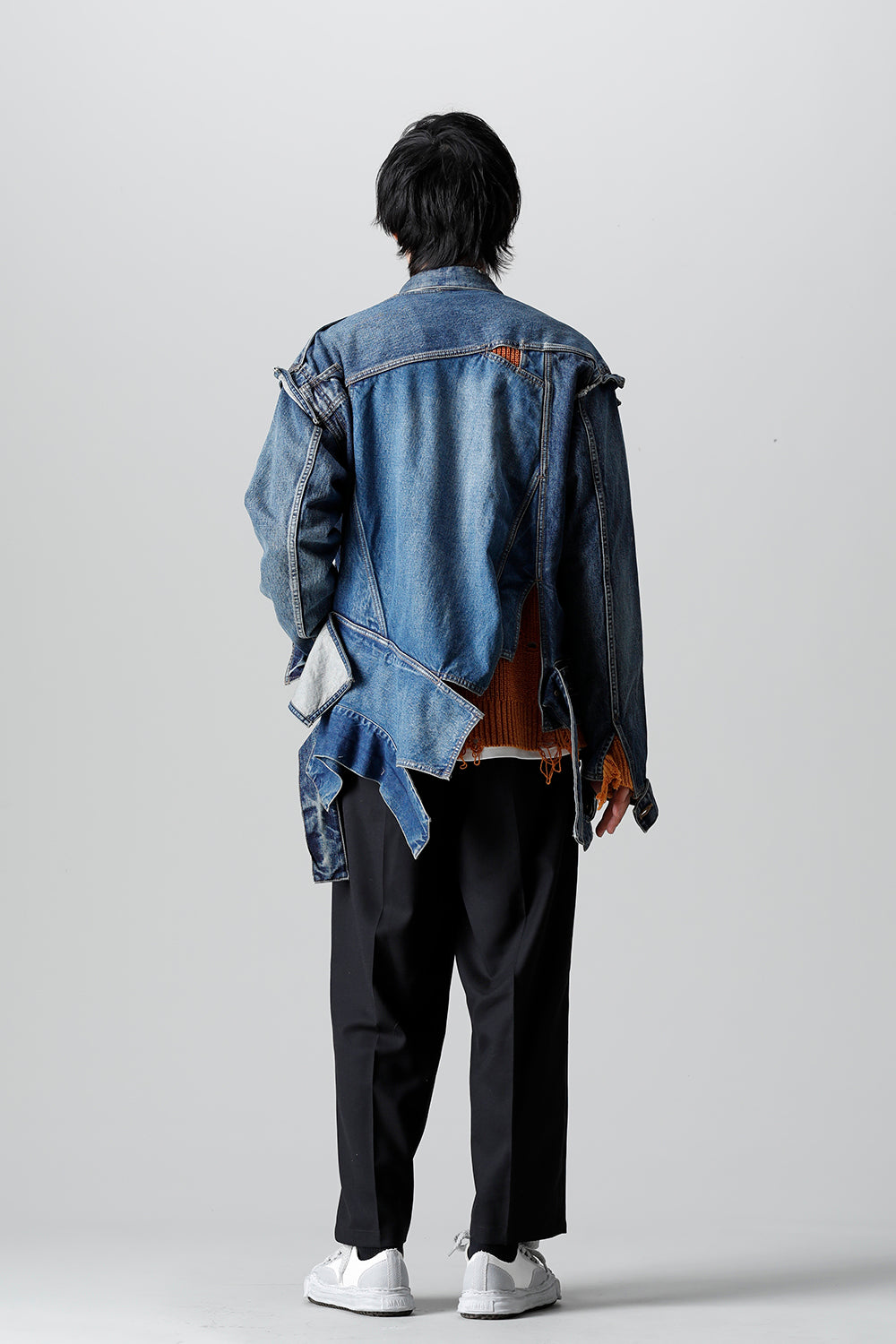 Slided Piece Denim Jacket