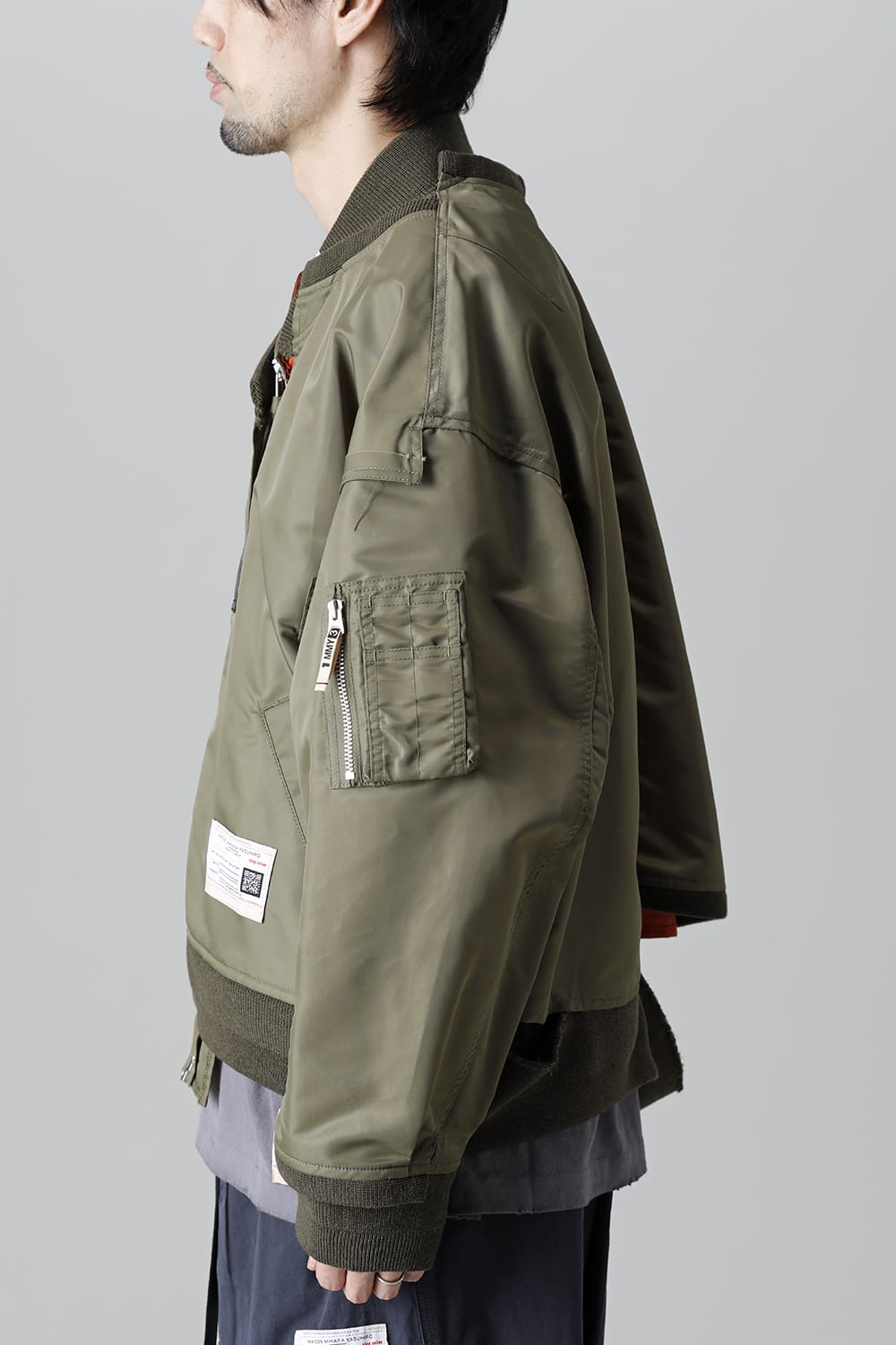 スライデット ピース MA-1 Khaki