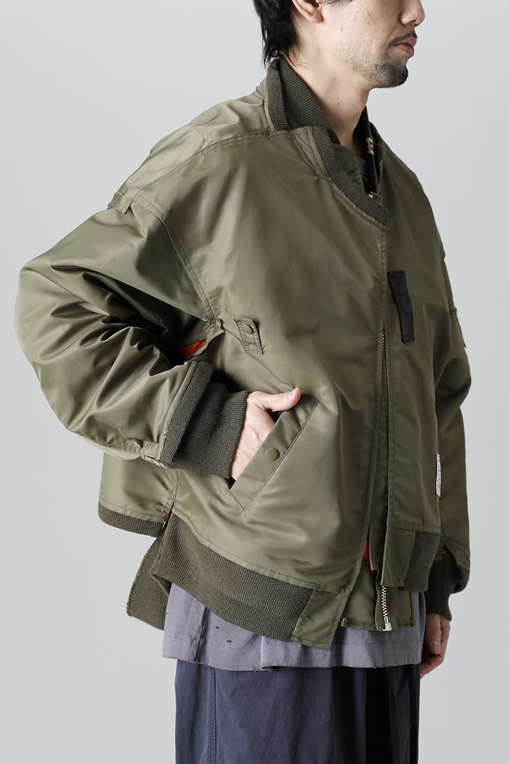 スライデット ピース MA-1 Khaki