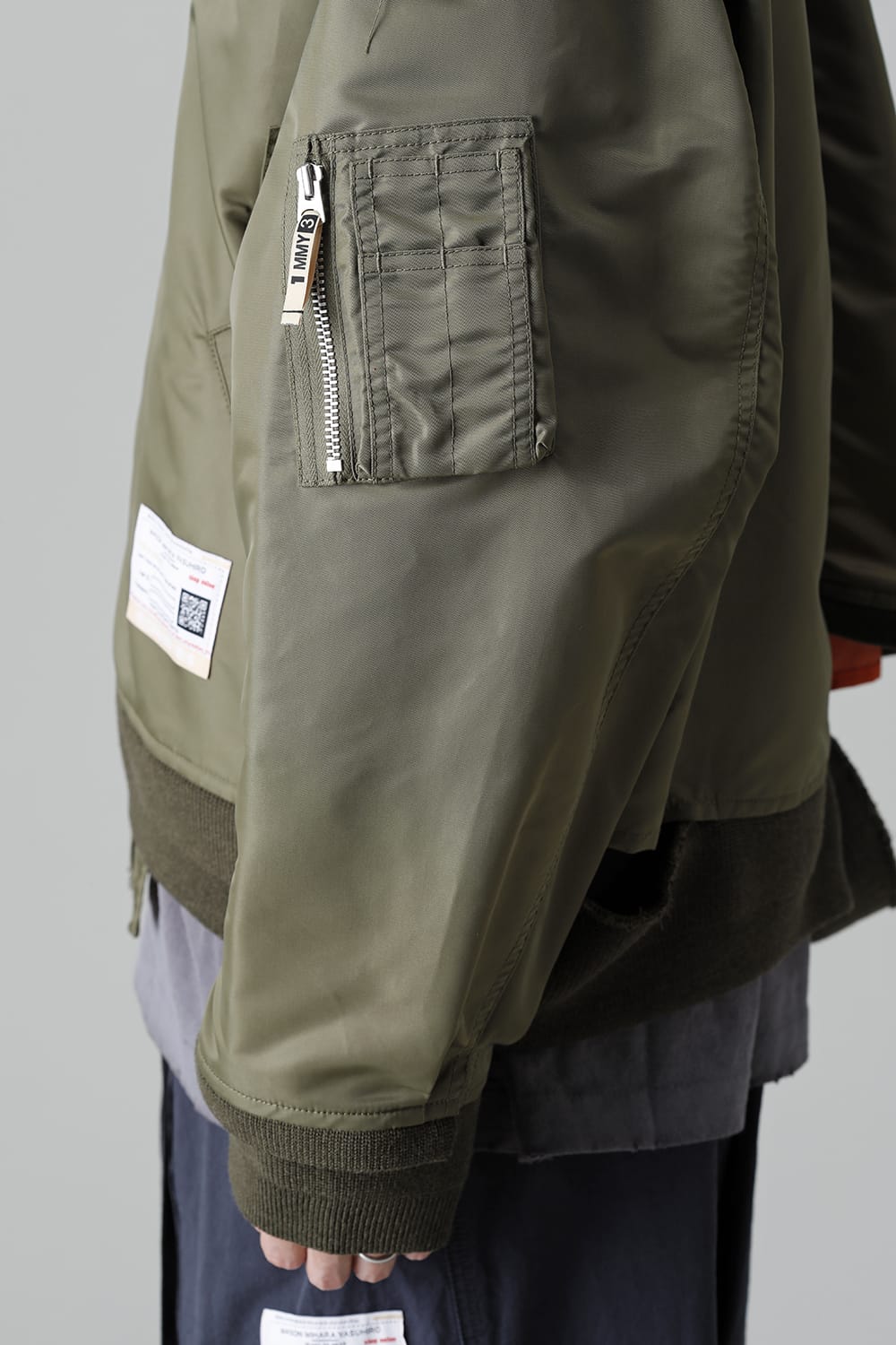 スライデット ピース MA-1 Khaki