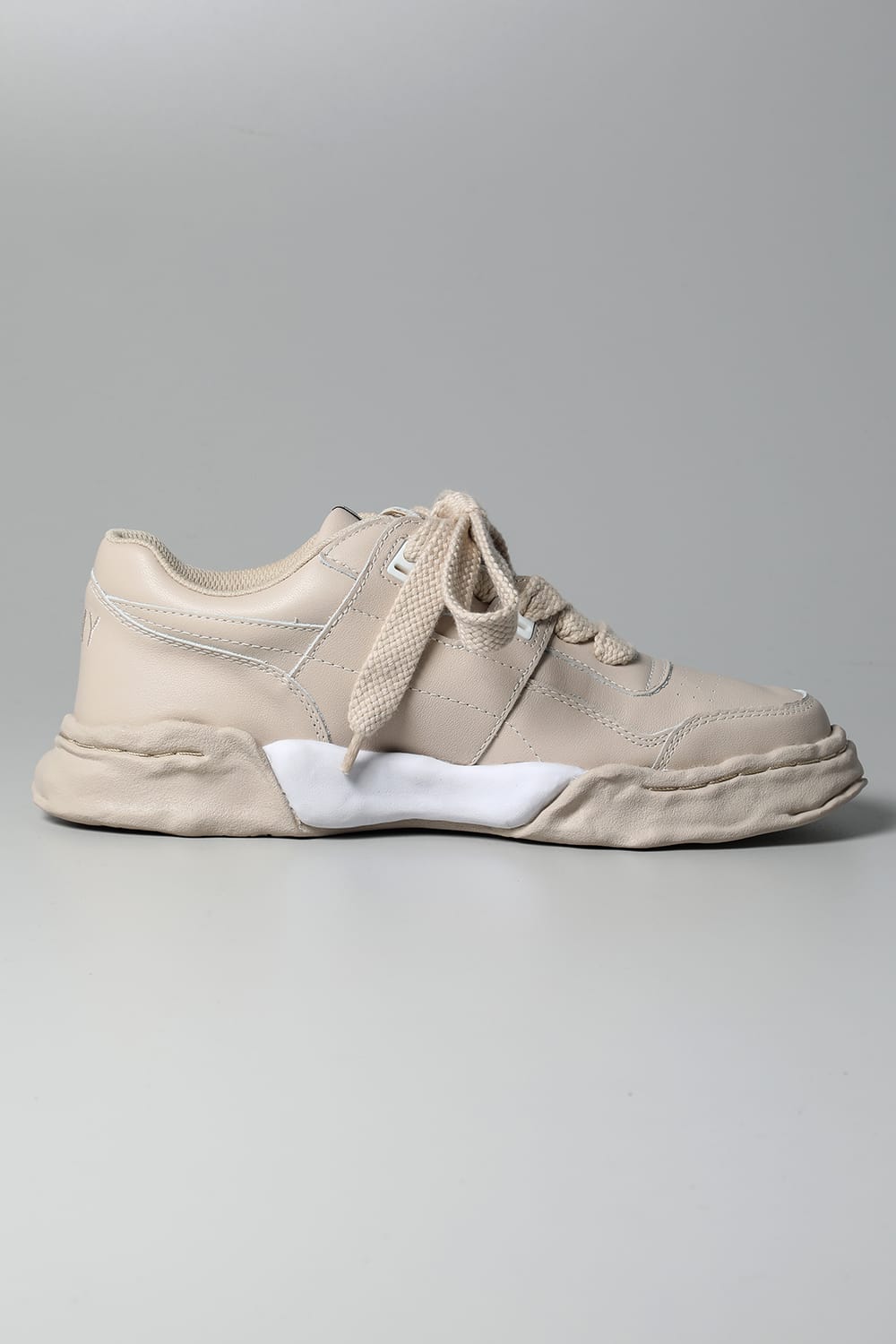 PARKER Original sole leather Low-Cut sneakers Beige