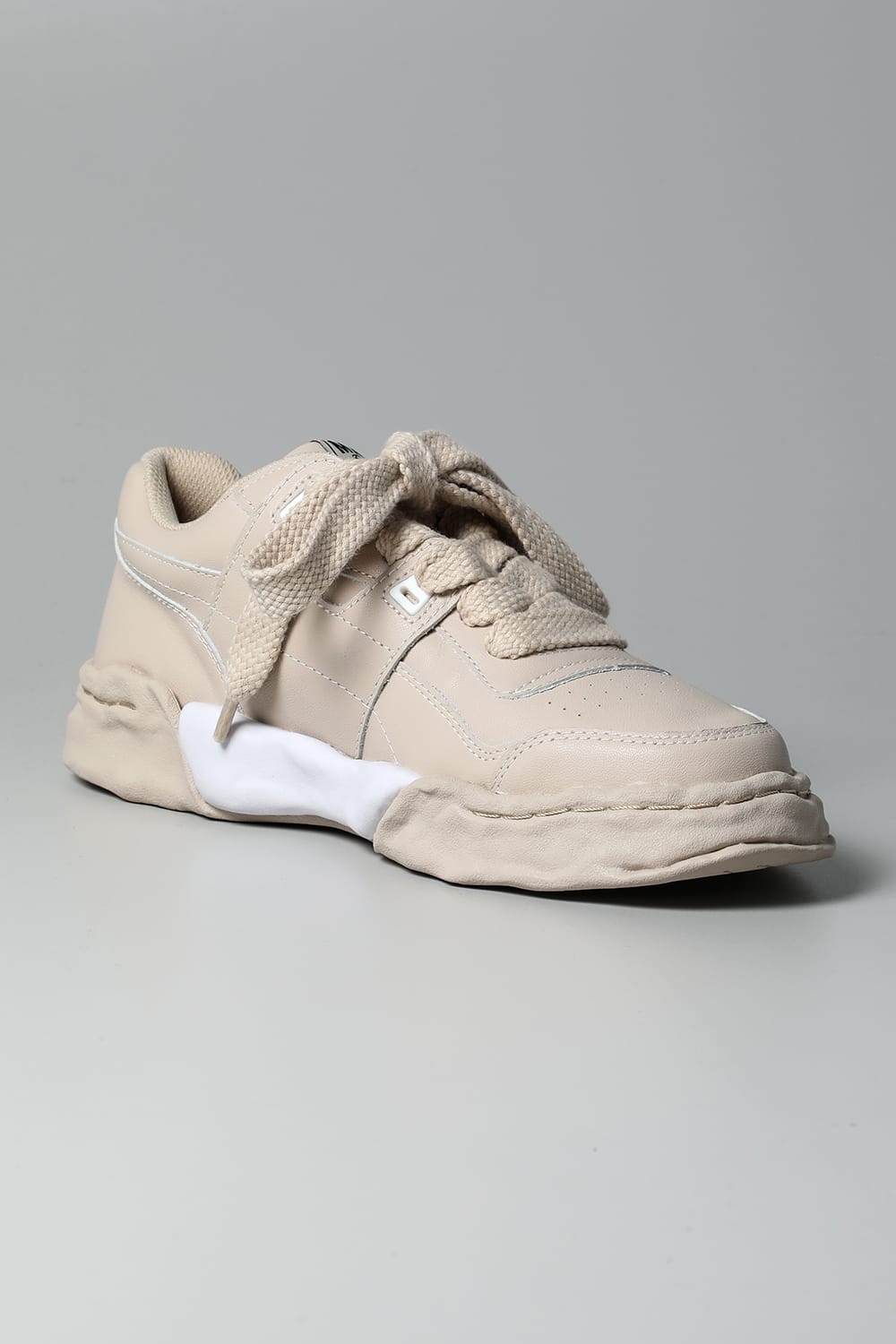 PARKER Original sole leather Low-Cut sneakers Beige