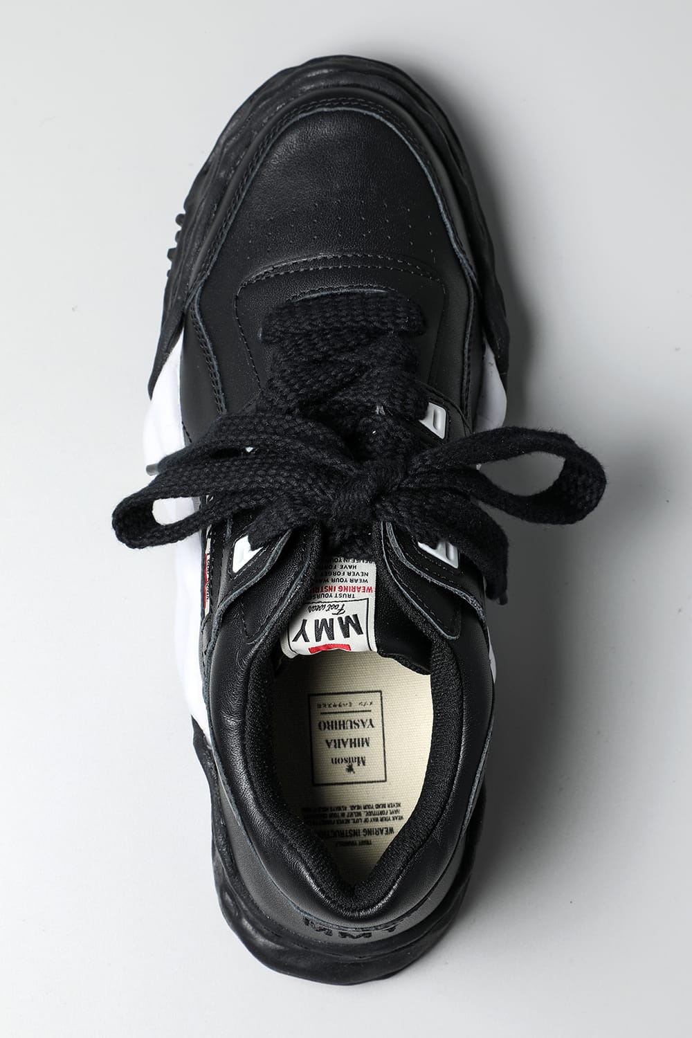 PARKER Original sole leather Low-Cut sneakers Black