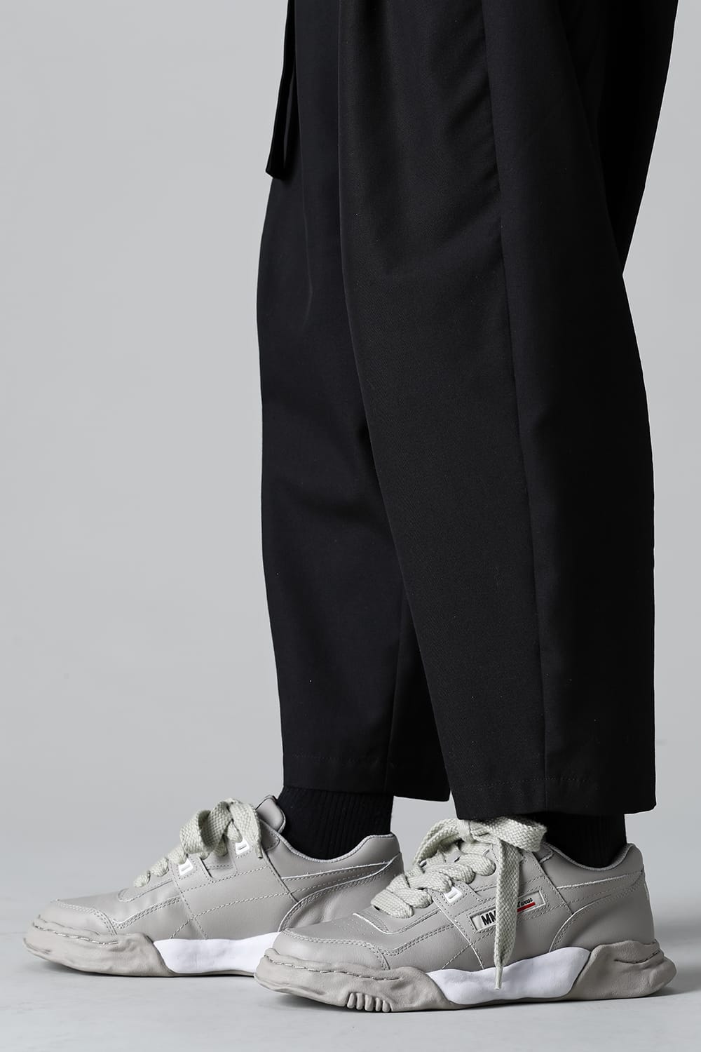 PARKER Original sole leather Low-Cut sneakers Gray