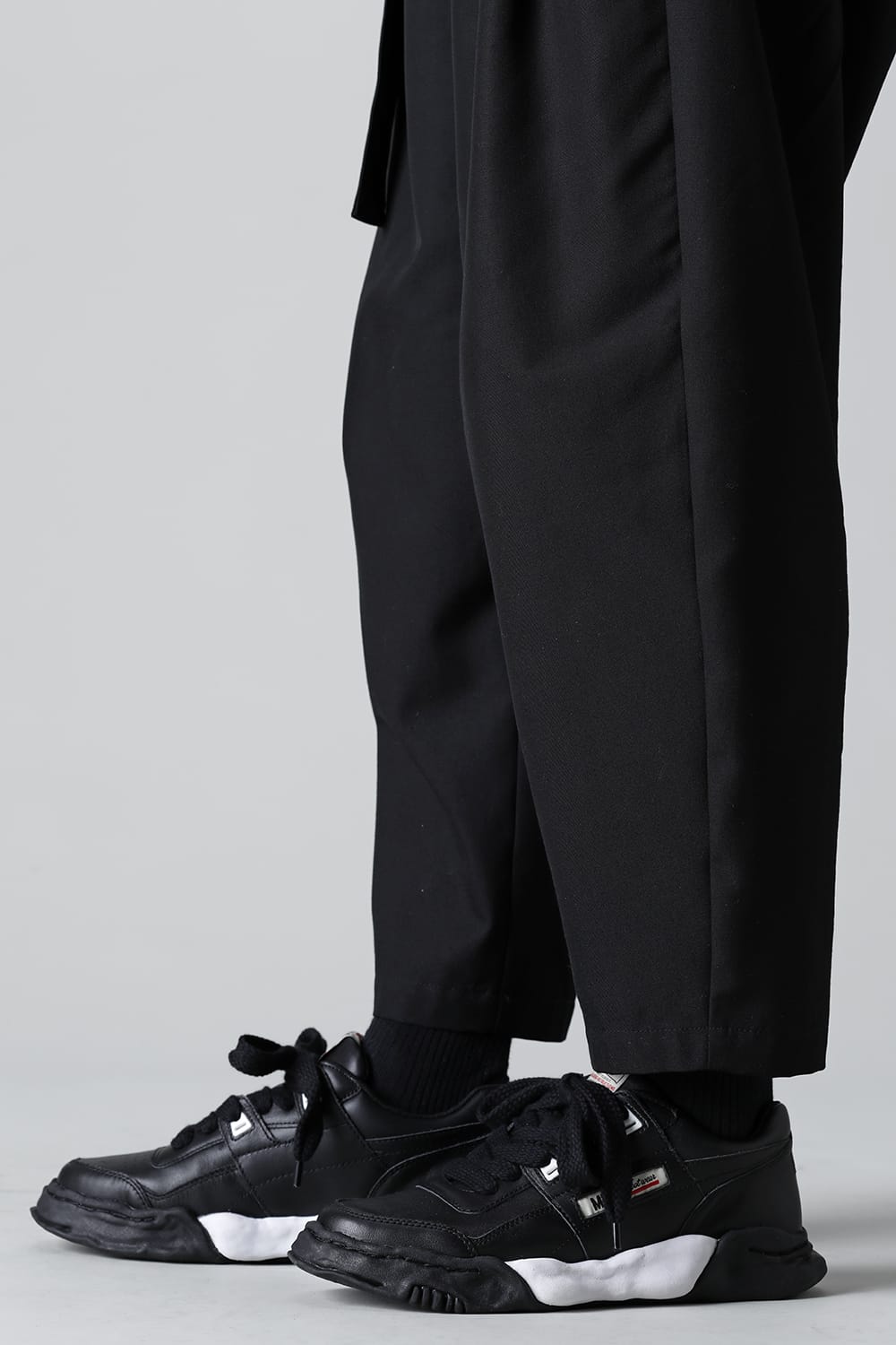 PARKER Original sole leather Low-Cut sneakers Black