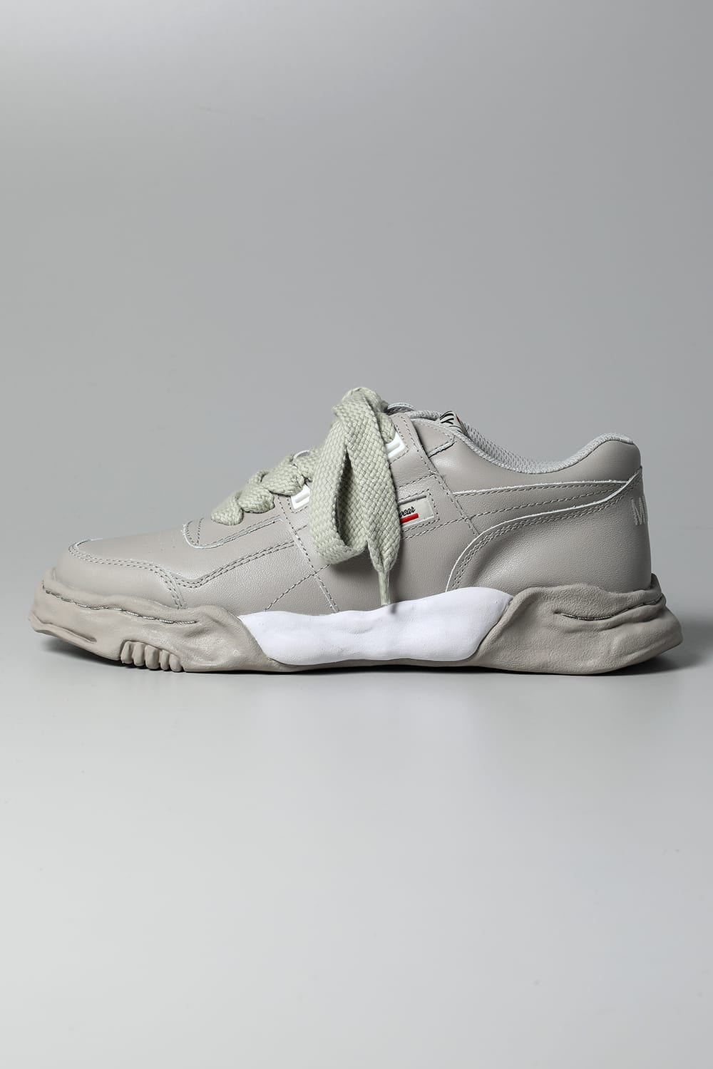 PARKER Original sole leather Low-Cut sneakers Gray