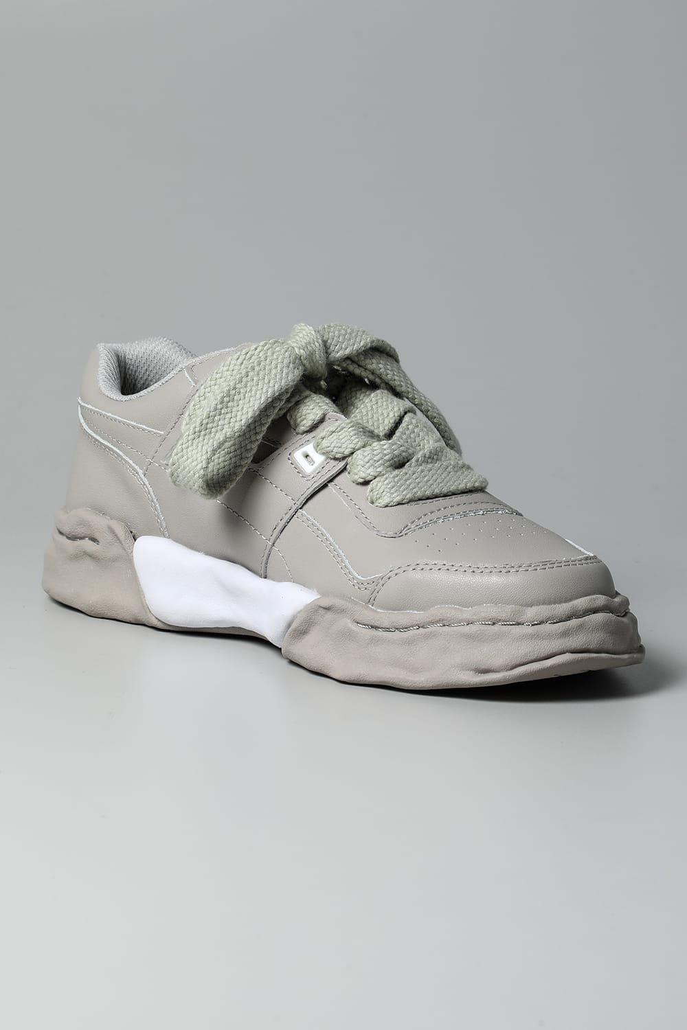 PARKER Original sole leather Low-Cut sneakers Gray