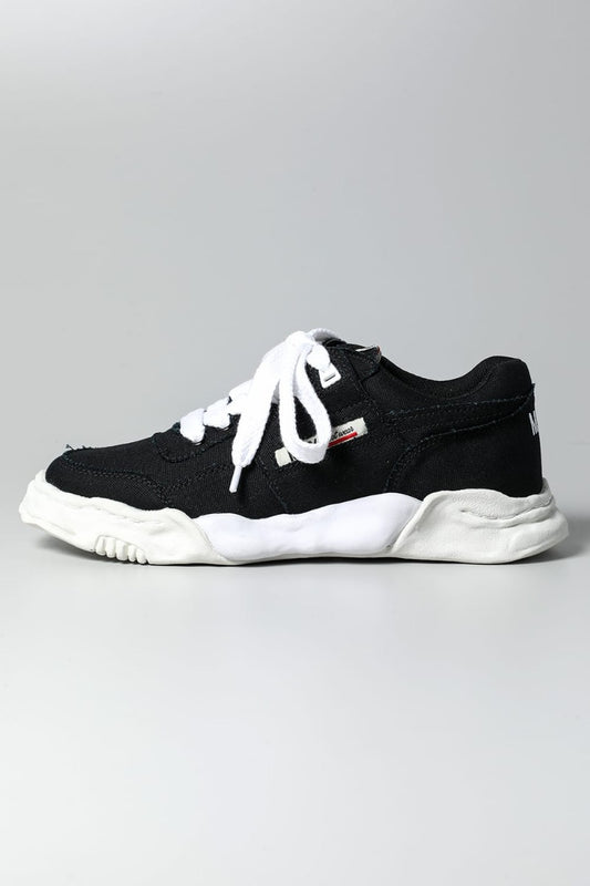 -PARKER- Original sole canvas Low-Top sneakers Black