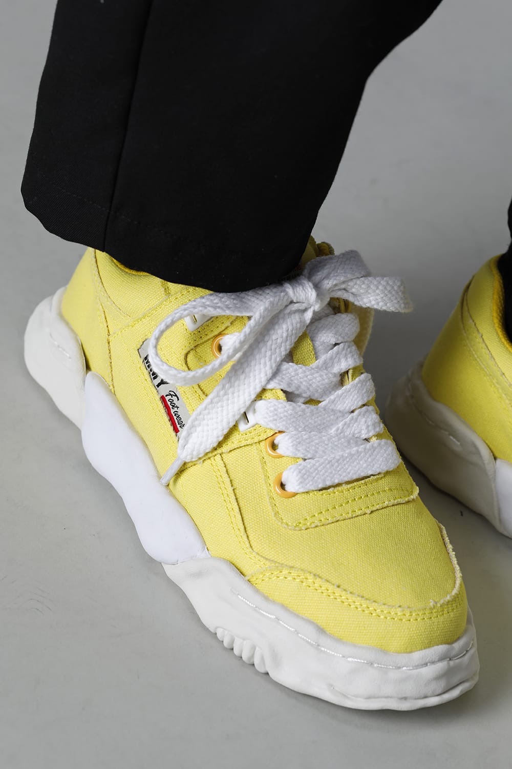 PARKER Original sole canvas Low-Cut sneakers Yellow