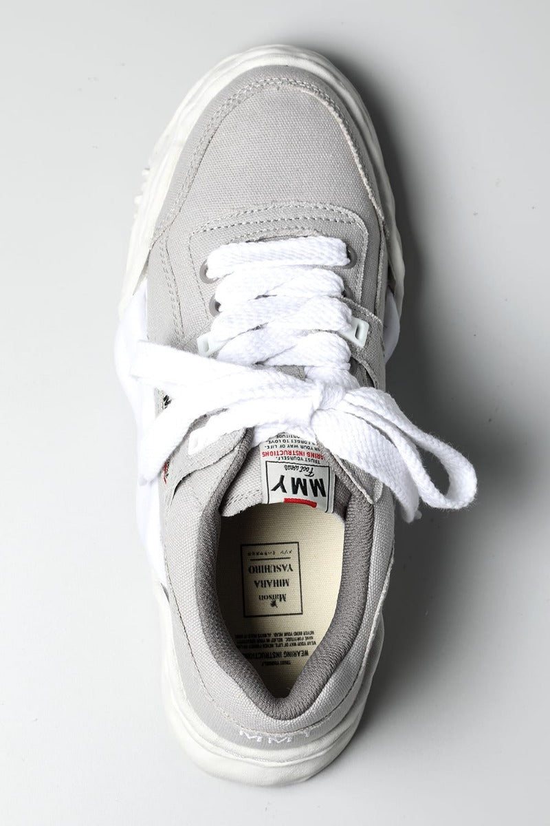 -PARKER- Original sole canvas Low-Top sneakers Gray