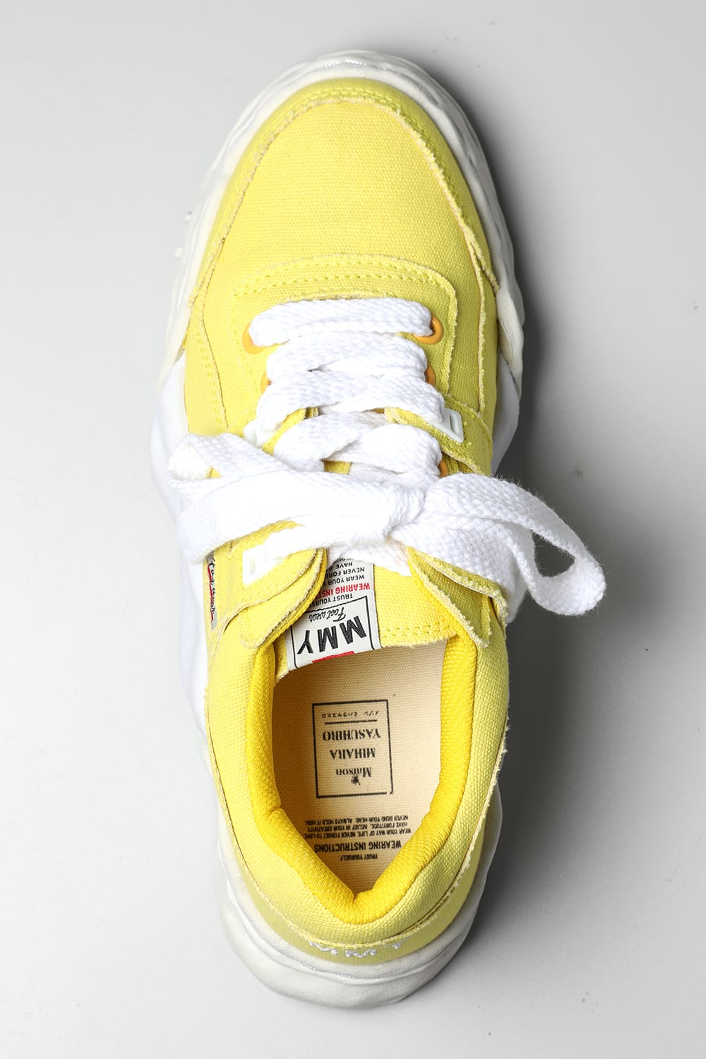 PARKER Original sole canvas Low-Cut sneakers Yellow