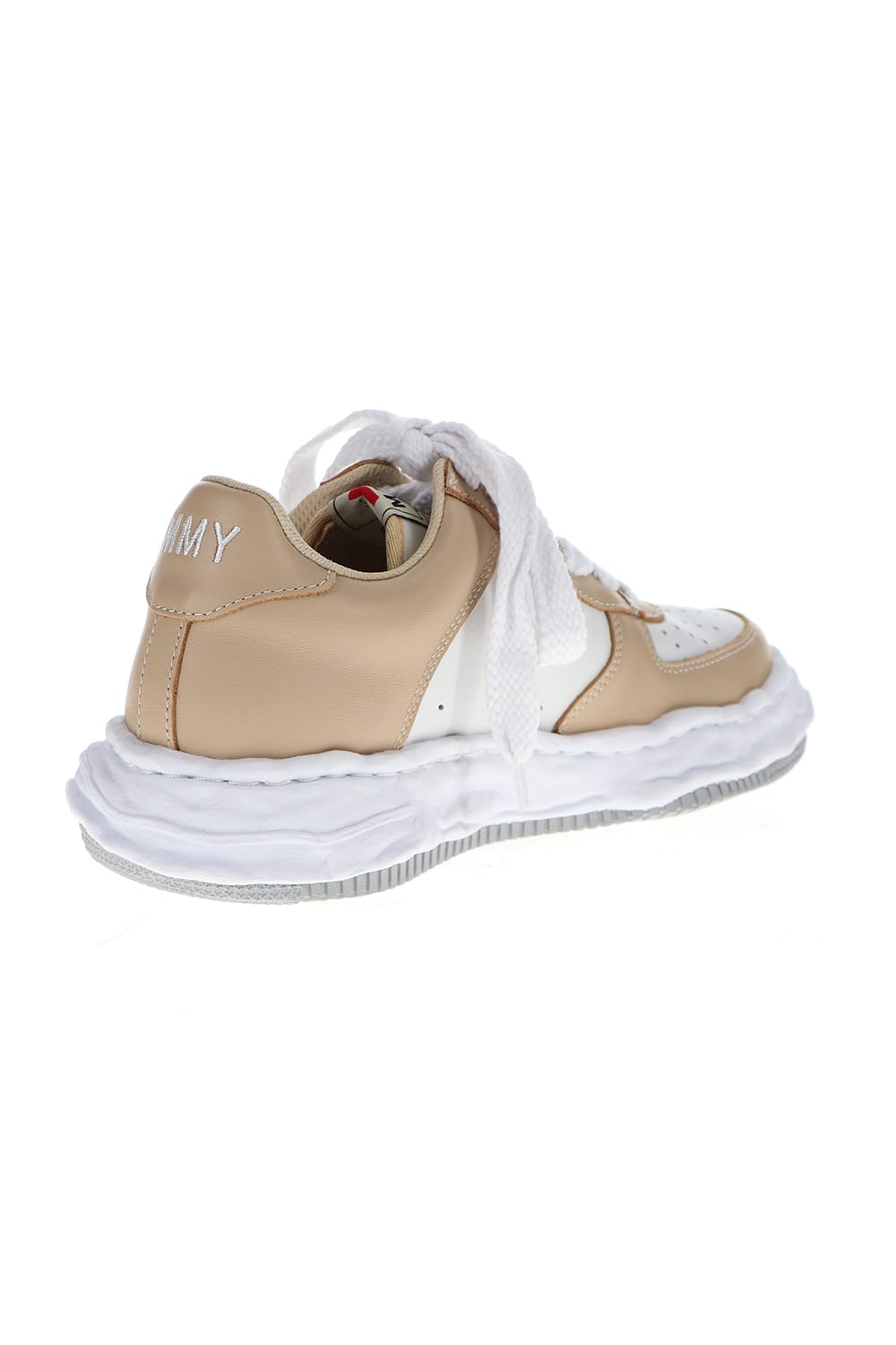 WAYNE Low Original sole leather Low-Top sneakers Beige / White