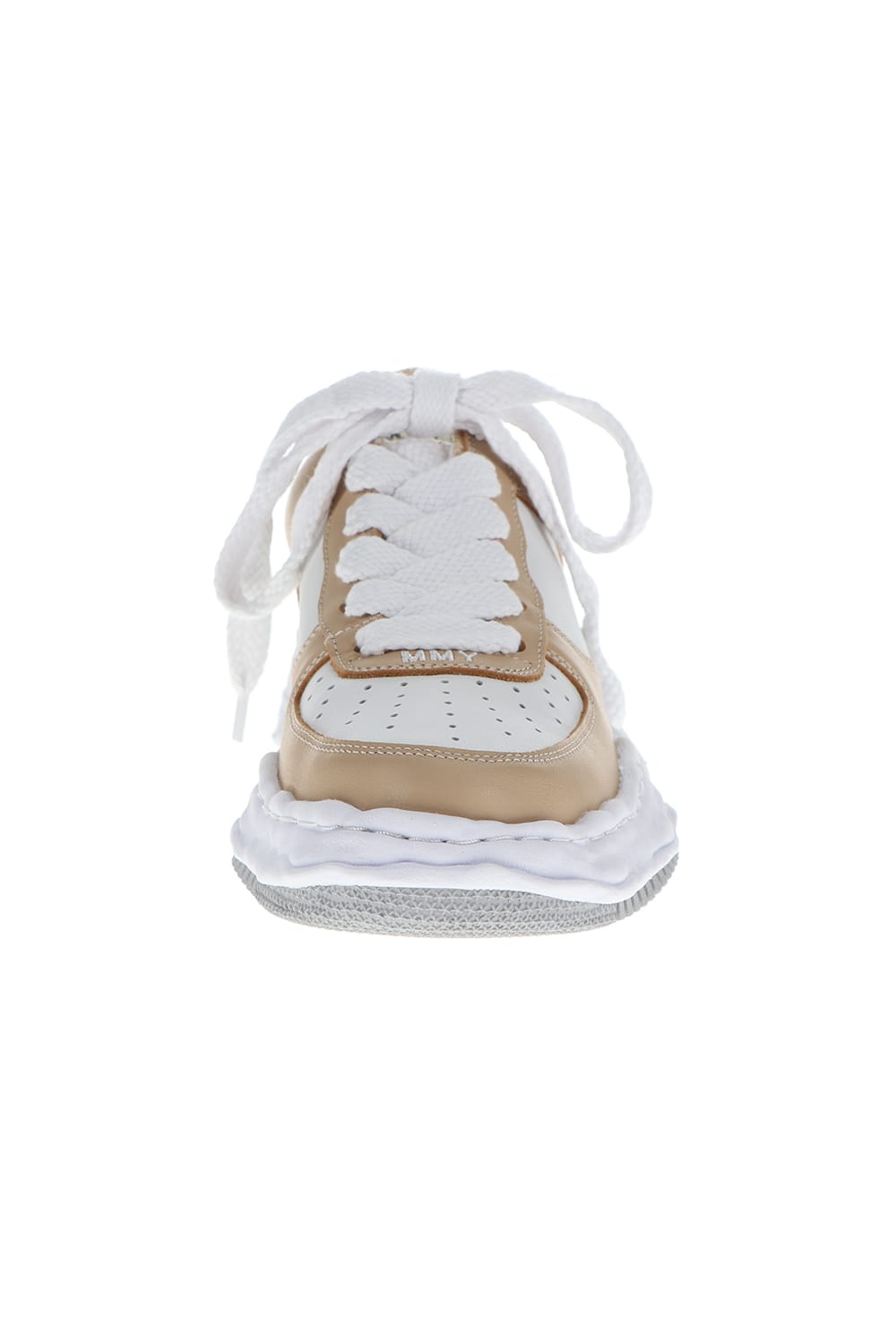 WAYNE Low Original sole leather Low-Top sneakers Beige / White