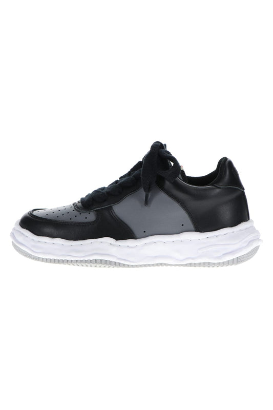 WAYNE Low Original sole leather Low-Top sneakers Black / Gray