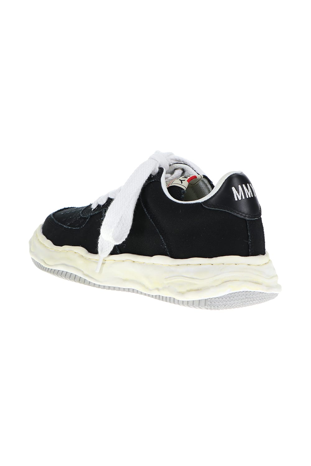 -WAYNE Low- Original sole washed canvas Low-Top sneakers Black