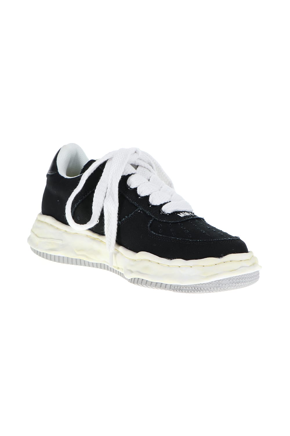 -WAYNE Low- Original sole washed canvas Low-Top sneakers Black